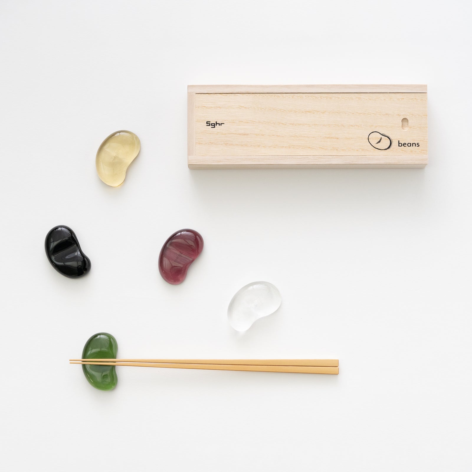 ビーンズ 箸置き 桐箱入り5個セット – HULS GALLERY TOKYO | 現代工芸