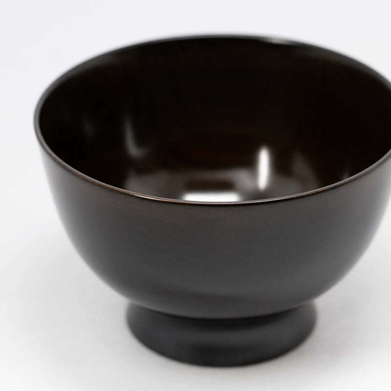 <transcy>Unomatsu Soup Bowl (Dark Brown)</transcy>