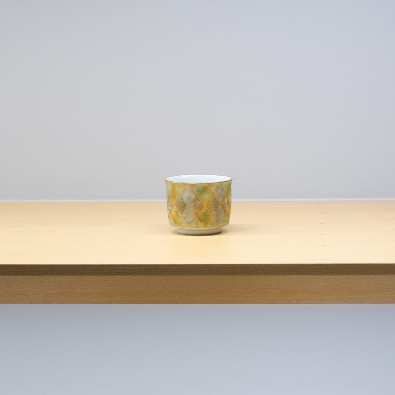 <tc>Yukio Yoshida / Sake Cup - Multicolored gold painting No.1</tc>