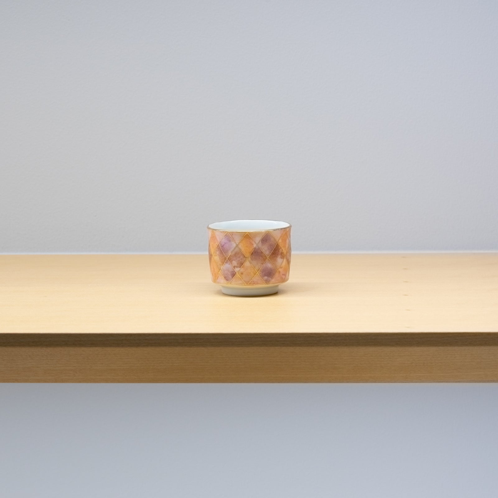 吉田幸央 / 彩色金彩 盃 格子 Pink x Purple – HULS GALLERY