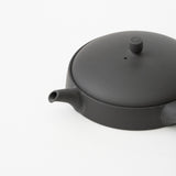 <transcy>Seiji Ito/Black Flat Tea Pot(L) </transcy>