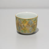 <tc>Yukio Yoshida / Sake Cup - Multicolored gold painting No.1</tc>