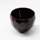 <transcy>Takao Togashi / Tamamushi-nuri Sake Cup with Faceted Sides</transcy>