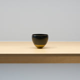 Guinomi Sake Cup / Short / DON/ Kurourushi (Mellow Gold) - HULS Gallery Tokyo