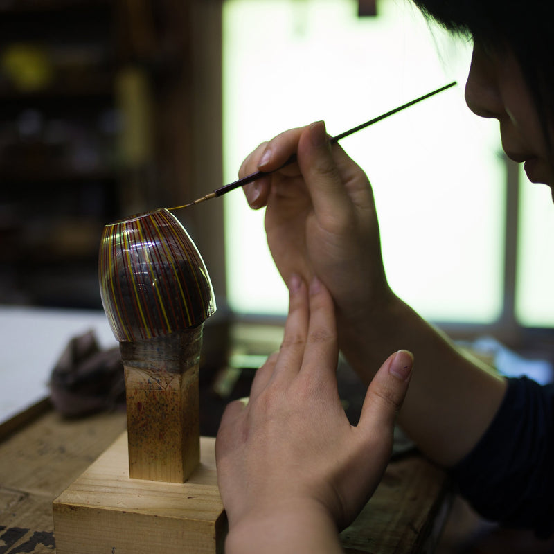 <transcy>Tsubomi Lined Sake Cup Set</transcy>