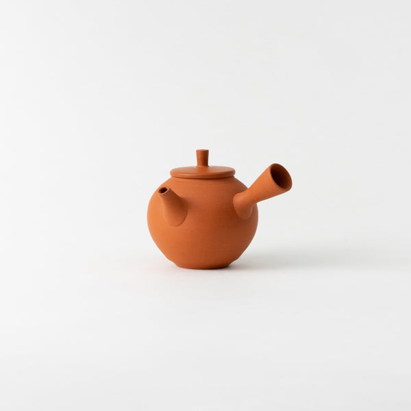 <transcy>Red Clay Round Tea Pot</transcy>